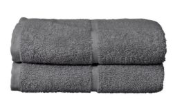 ColourMatch Pair of Hand Towels - Dove Grey